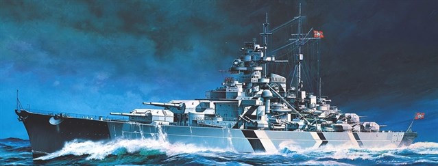 Pancernik Bismarck 1/800