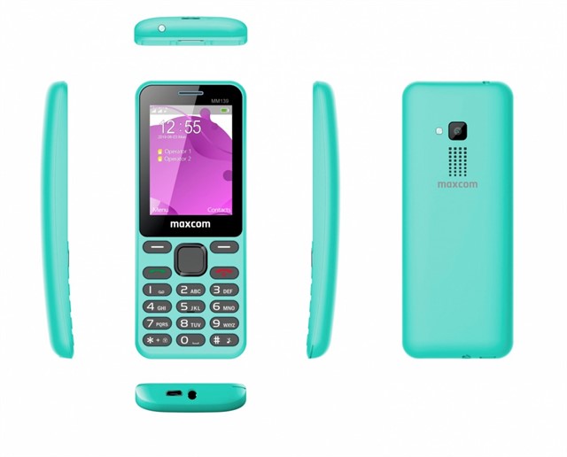 Telefon MM 139 DUAL SIM niebieski
