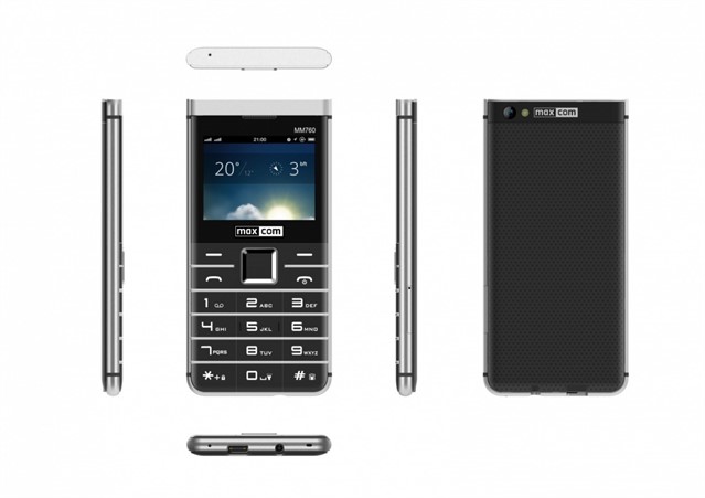 Telefon MM 760 Dual SIM Czarny 