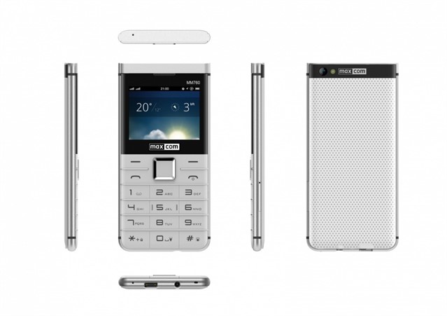 Telefon MM 760 Dual Sim Biały 