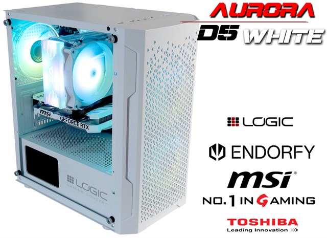 AURORA D5 WHITE i5-14400f /SSD1TB m2 /16GB /RTX4060